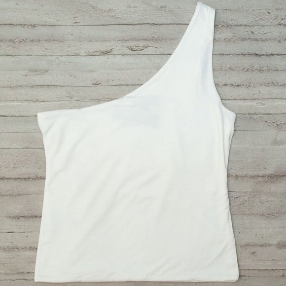 NWT J. Crew One Shoulder Top in White size M - Picture 11 of 12